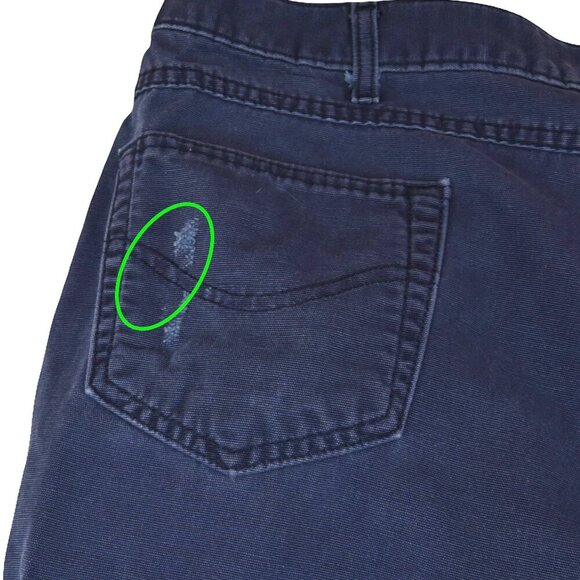 *Paint & Distressing* Carhartt FR Work Pants Navy 54x30 Flame Resistant Canvas - Picture 6 of 10